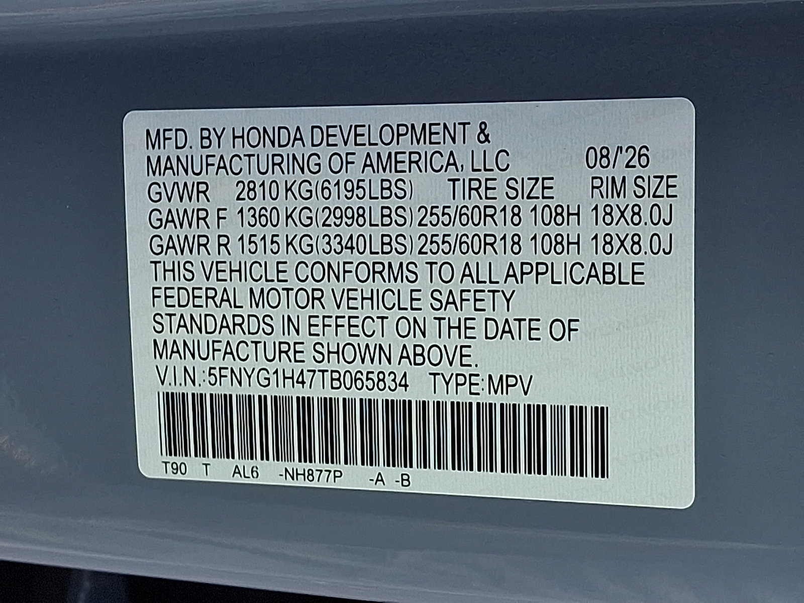 New 2026 Honda Pilot EX-L image 10