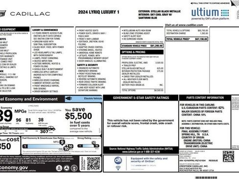 Used 2024 Cadillac Lyriq Luxury AWD/4WD image 2