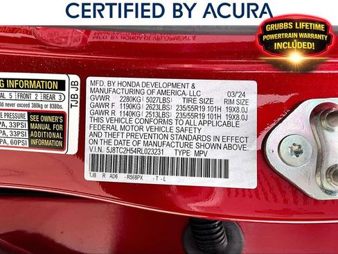 Used 2024 Acura RDX SH-AWD w/ Technology Package image 41