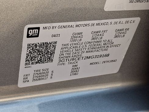 Used 2021 GMC Sierra 1500 Elevation w/ X31 Off-Road Package AWD/4WD image 26