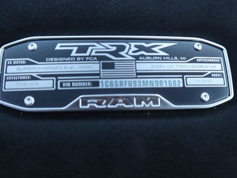 Used 2021 RAM 1500 TRX w/ TRX Level 2 Equipment Group AWD/4WD image 29