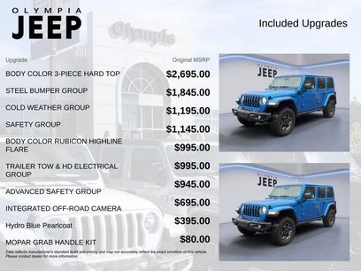 Certified 2022 Jeep Wrangler Unlimited Rubicon 4xe w/ Steel Bumper Group