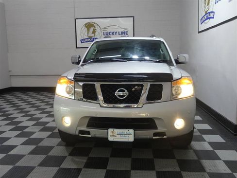 Used 2014 Nissan Armada Platinum w/ 2nd Row Captain Seat Package AWD/4WD image 2