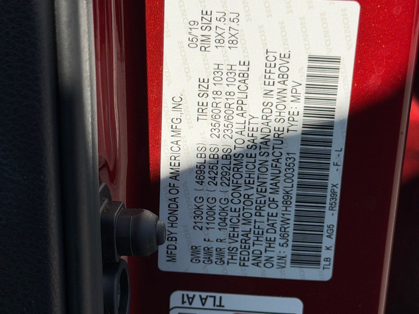 Used 2019 Honda CR-V EX-L image 37