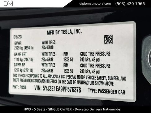 Used 2023 Tesla Model 3 Standard Range RWD image 43