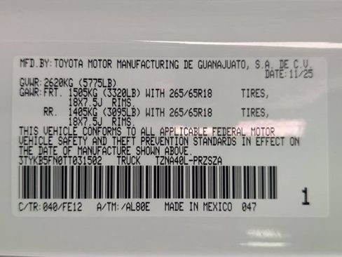 Used 2026 Toyota Tacoma TRD Sport RWD image 27