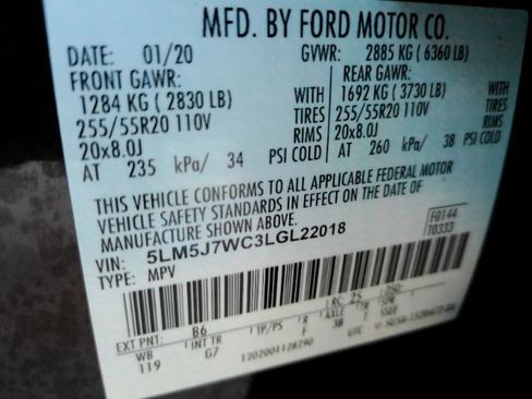 Used 2020 Lincoln Aviator Reserve w/ Equipment Group 201A image 55