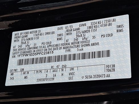 Certified 2023 Ford F150 XLT w/ Equipment Group 302A High image 26