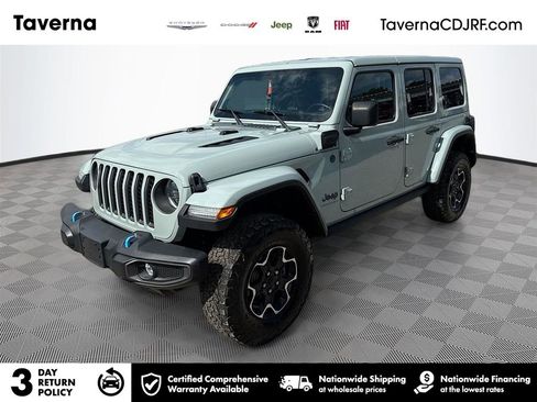 Used 2023 Jeep Wrangler Unlimited Rubicon 4xe w/ Cold Weather Group image 1