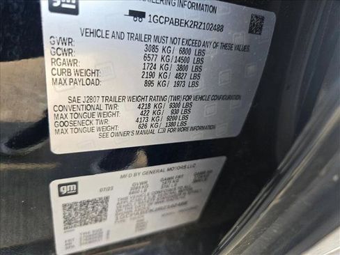Used 2024 Chevrolet Silverado 1500 Custom RWD image 21