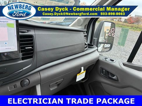 New 2025 Ford Transit 350 148 High Roof AWD w/ Electrician Trade Package image 13