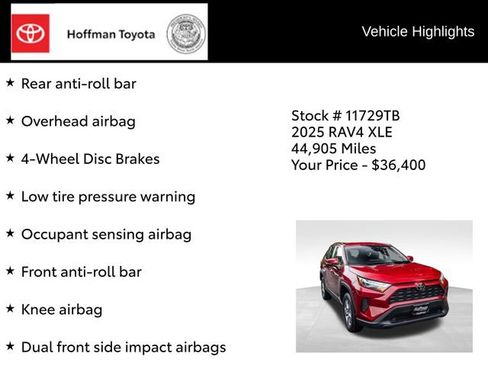 Used 2025 Toyota RAV4 XLE AWD/4WD image 29