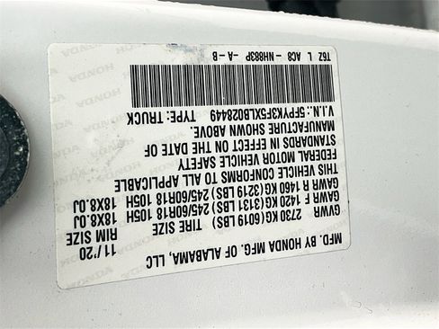 Used 2020 Honda Ridgeline RTL image 32