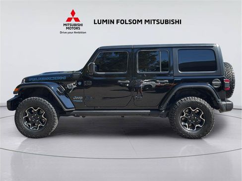 Used 2021 Jeep Wrangler Unlimited Rubicon 4xe w/ Steel Bumper Group AWD/4WD image 2