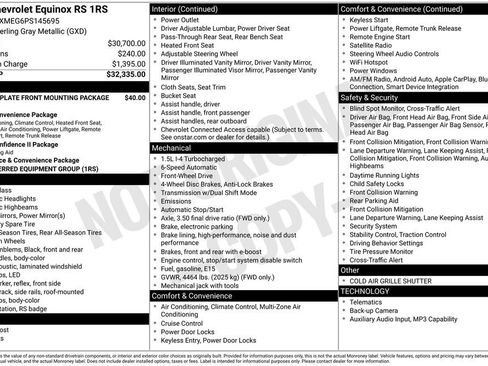 Used 2023 Chevrolet Equinox RS FWD image 19