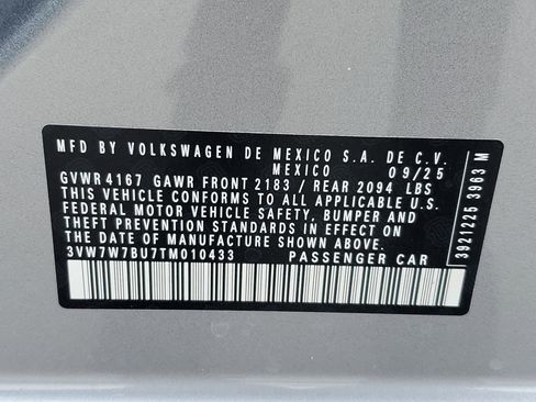 New 2026 Volkswagen Jetta SE FWD image 20