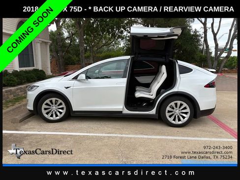 Used 2018 Tesla Model X 75D AWD/4WD image 8