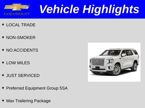 Used 2022 GMC Yukon Denali w/ Max Trailering Package AWD/4WD image 2