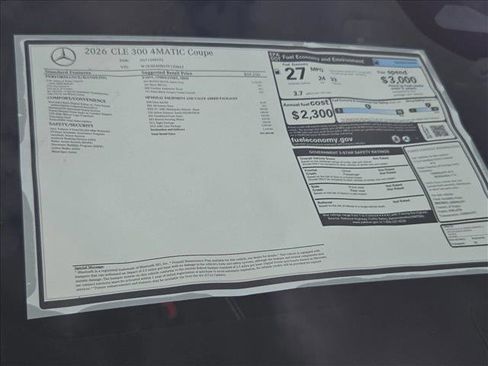 New 2026 Mercedes-Benz CLE 300 4MATIC Coupe image 15