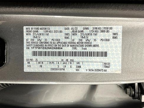 Used 2022 Ford F150 XLT w/ Equipment Group 302A High image 36