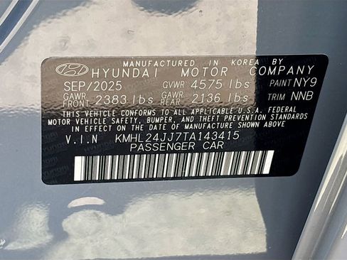 New 2026 Hyundai Sonata Blue image 30