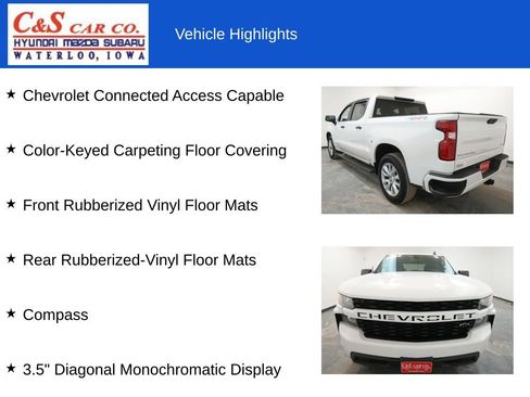 Used 2020 Chevrolet Silverado 1500 Custom w/ Custom Value Package image 32