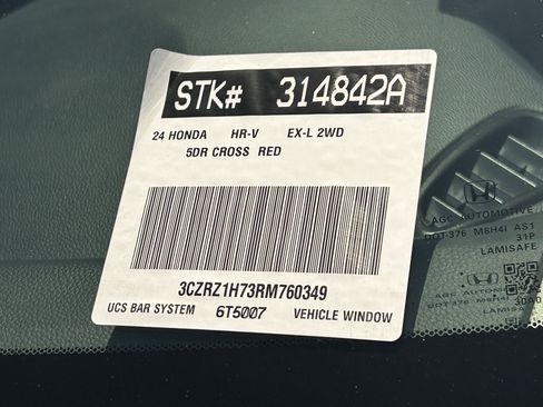 Certified 2024 Honda HR-V EX-L image 31