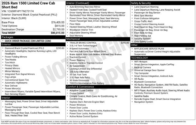 New 2026 RAM 1500 Limited AWD/4WD image 35