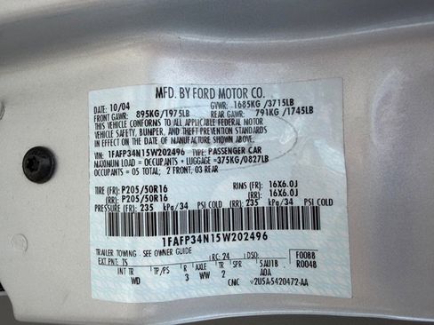 Used 2005 Ford Focus S image 19