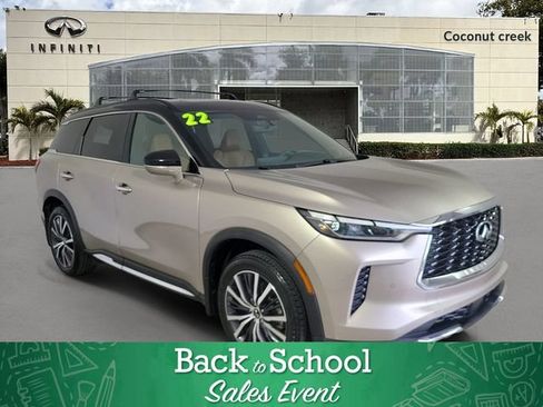Certified 2025 INFINITI QX60 Luxe w/ Vision Package FWD image 1