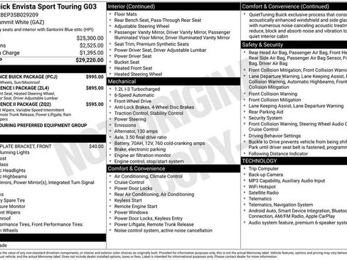 Used 2025 Buick Envista Sport Touring w/ Experience Buick Package FWD image 34