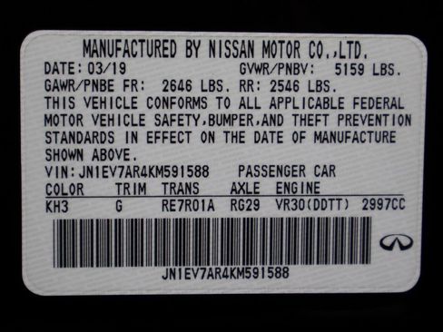 Used 2019 INFINITI Q50 Signature Edition w/ Cargo Package (L96) image 41