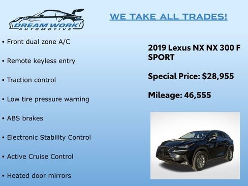 Used 2019 Lexus NX 300 F Sport image 2