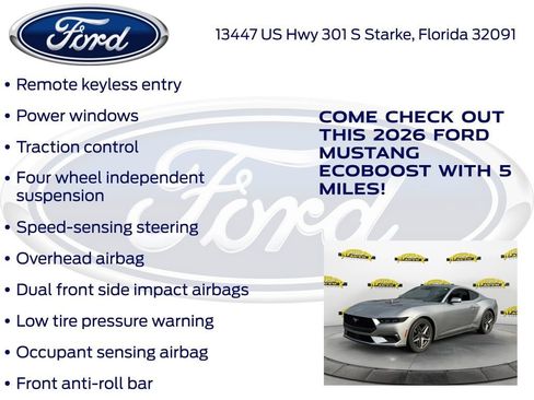 New 2026 Ford Mustang Coupe RWD image 20