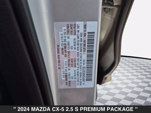 Certified 2024 MAZDA CX-5 AWD 2.5 S w/ Premium Package image 38