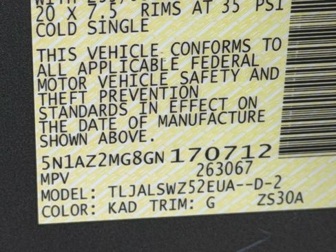 Used 2016 Nissan Murano Platinum w/ Platinum Technology Package FWD image 40