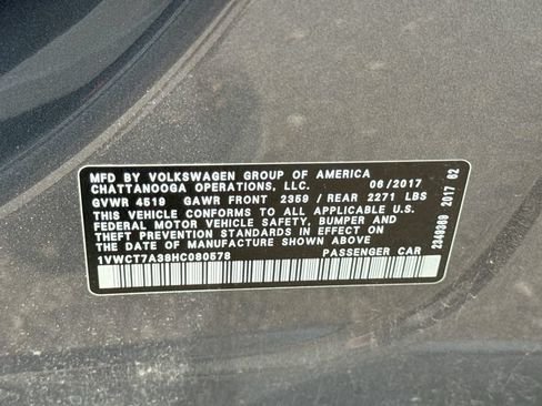 Used 2017 Volkswagen Passat 1.8T SEL Premium FWD image 36