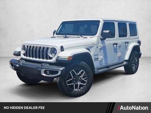 Used 2024 Jeep Wrangler Unlimited Sahara w/ Technology Group AWD/4WD image 1