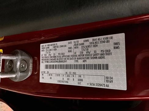 Used 2022 Ford Escape SE w/ Convenience Package AWD/4WD image 32