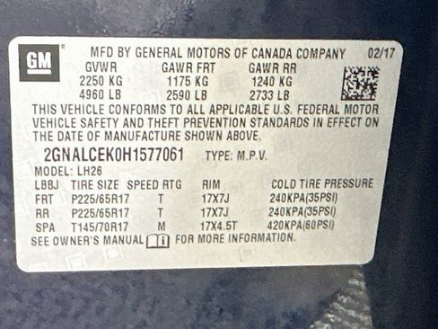 Used 2017 Chevrolet Equinox LT w/ Convenience Package FWD image 30