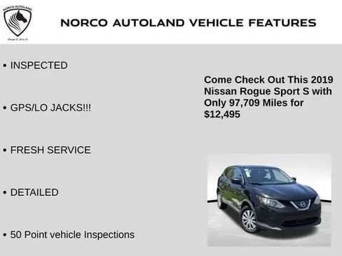 Used 2019 Nissan Rogue Sport S FWD image 7