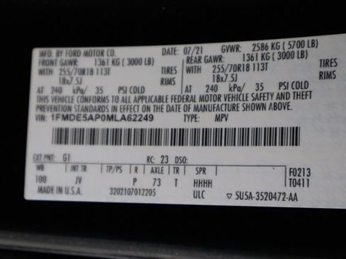 Used 2021 Ford Bronco Outer Banks AWD/4WD image 29