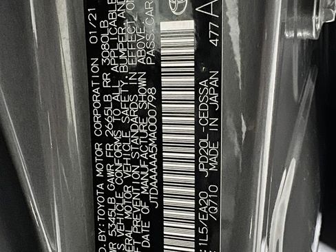 Certified 2021 Toyota Mirai XLE w/ Advanced Technology Package image 40