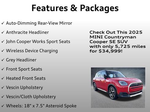 Used 2025 MINI Cooper Countryman SE image 24