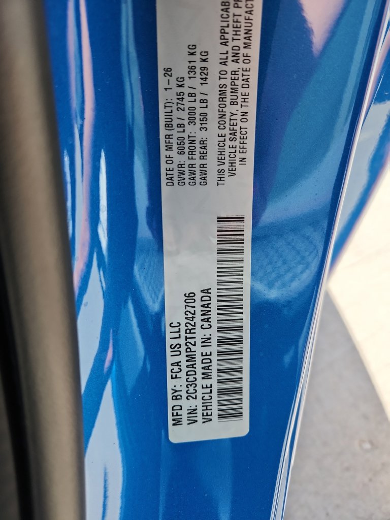 New 2026 Dodge Charger Scat Pack w/ Blacktop Package AWD/4WD image 9