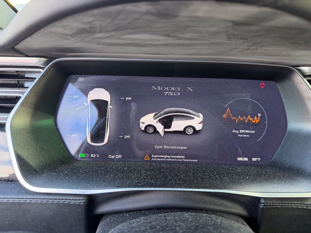 Used 2017 Tesla Model X 75D AWD/4WD image 9