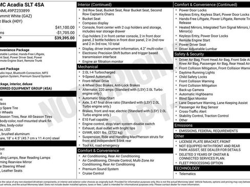 Used 2023 GMC Acadia SLT image 44