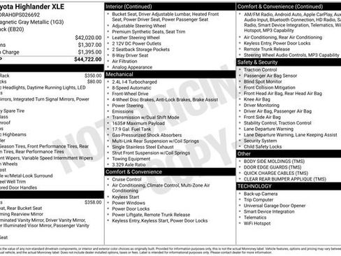 Used 2023 Toyota Highlander XLE image 30