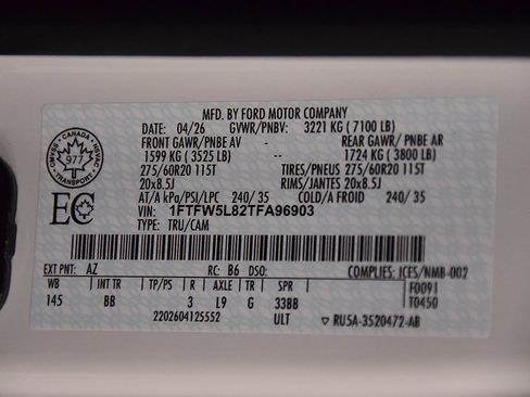 Used 2026 Ford F150 Lariat AWD/4WD image 16