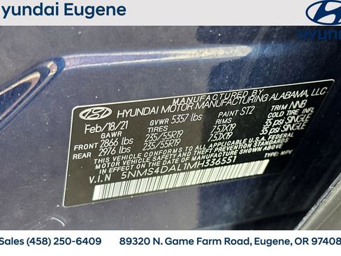 Used 2021 Hyundai Santa Fe Limited image 40